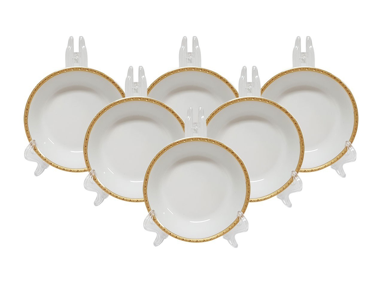 PUDDING PLATE 5.5 6 PCS (P37) LOGO LINING