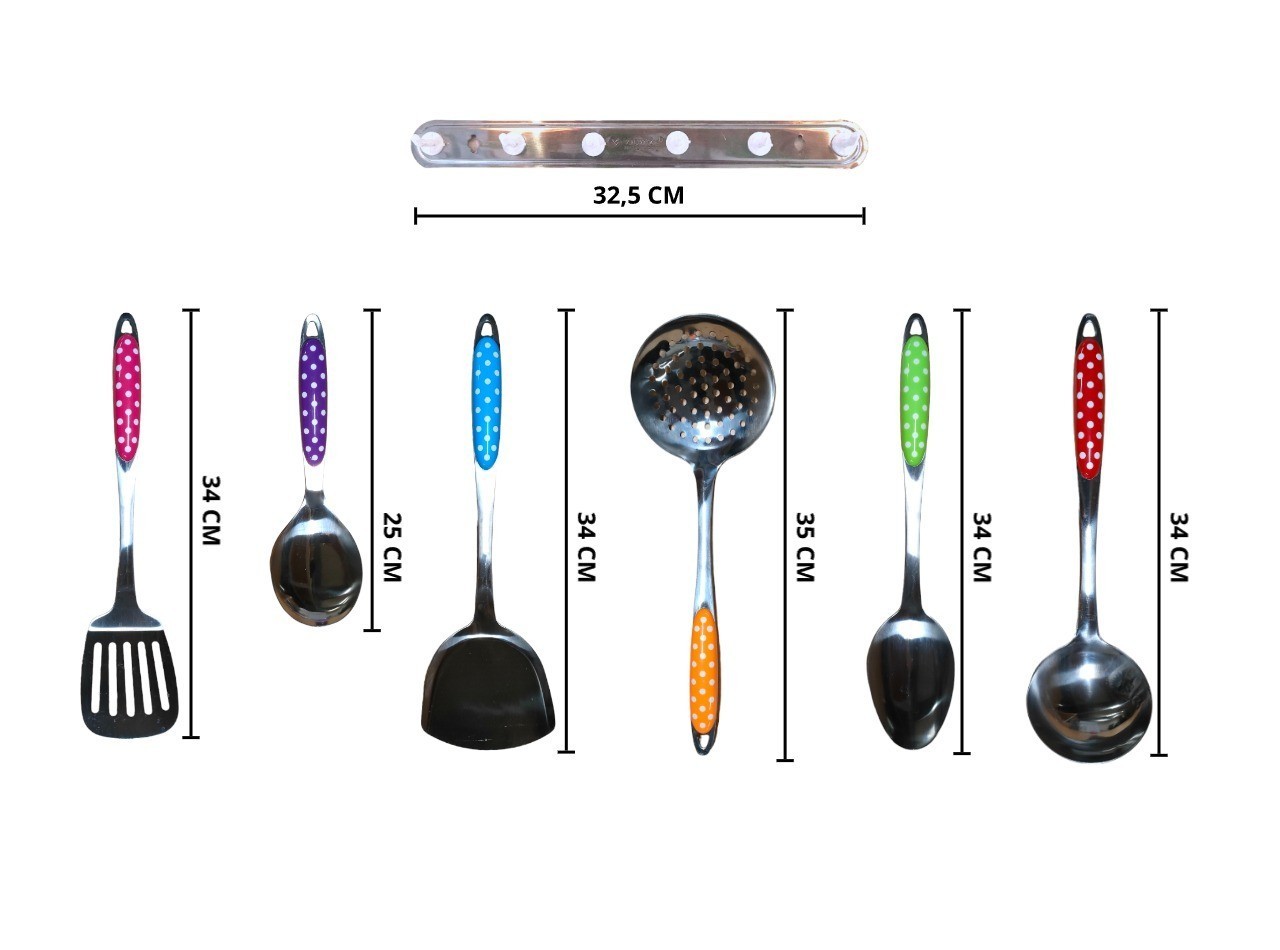 Vicenza Alat Masak Set Polkadot VK915P