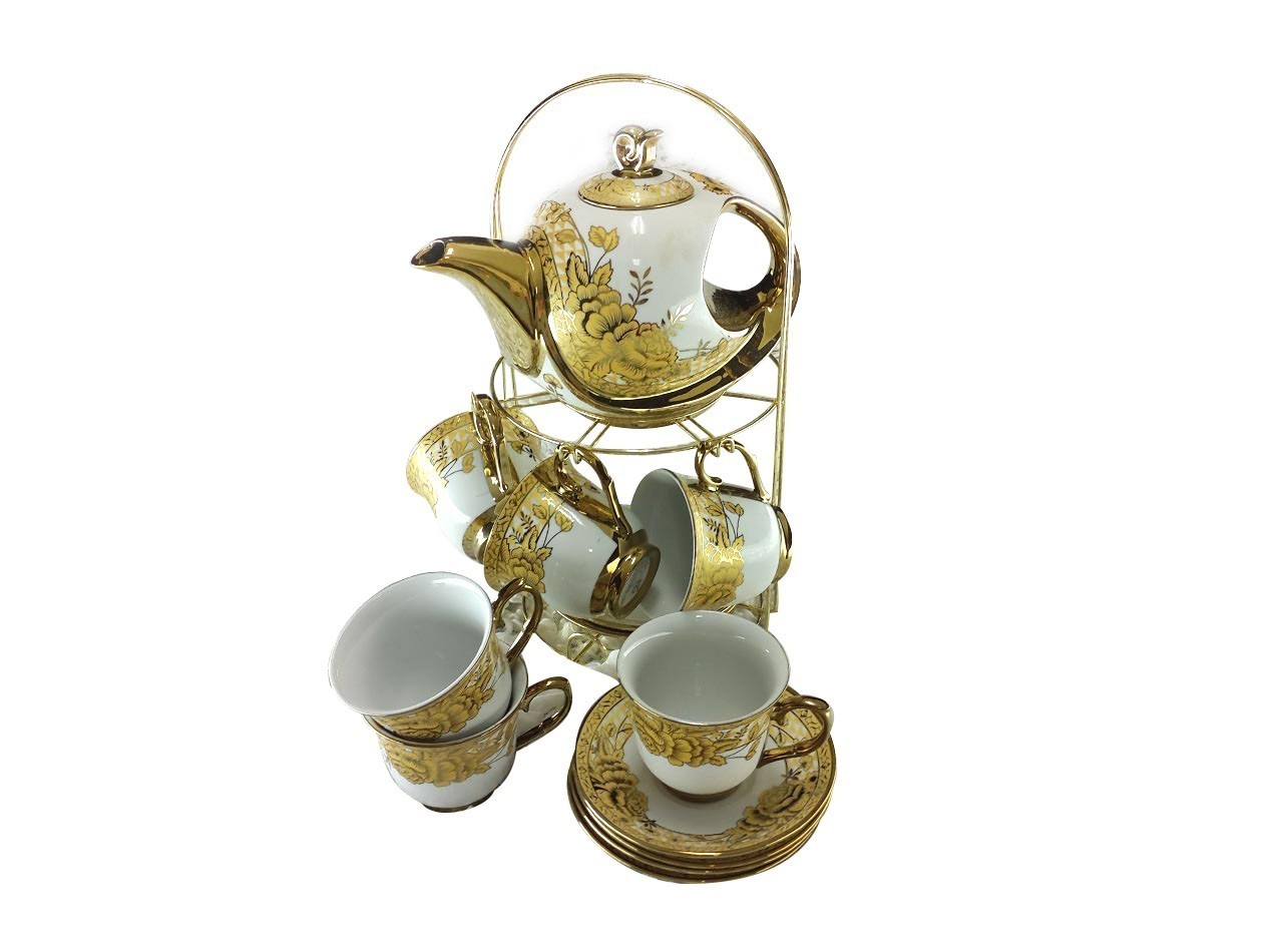 Vicenza Cangkir Set Kopi dan Teh Motif Gemini CR90