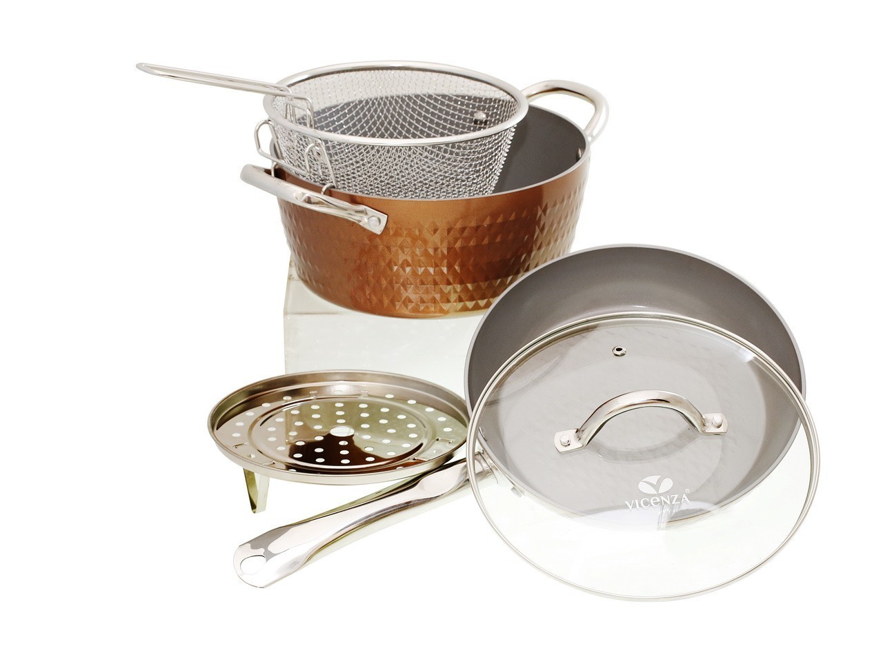 Vicenza Cookware Set Keramik Non-Stick Copper V5491