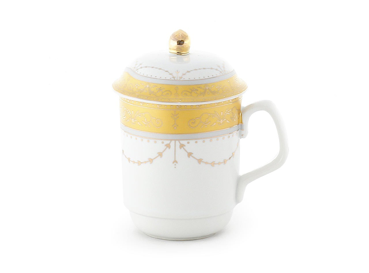 Vicenza Gelas Mug Porselen Motif Padi Y66