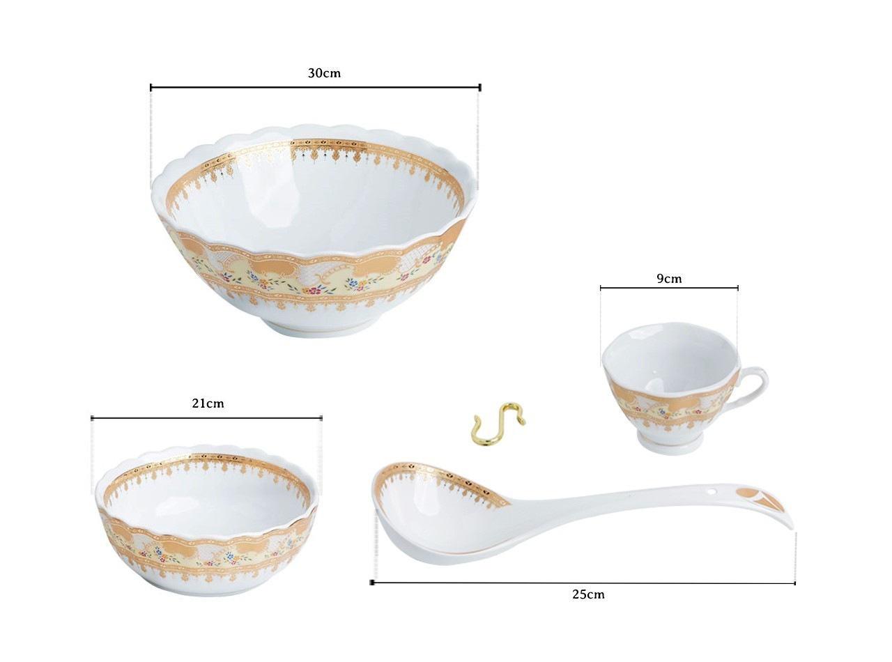 Vicenza Mangkuk Set Camelia B410