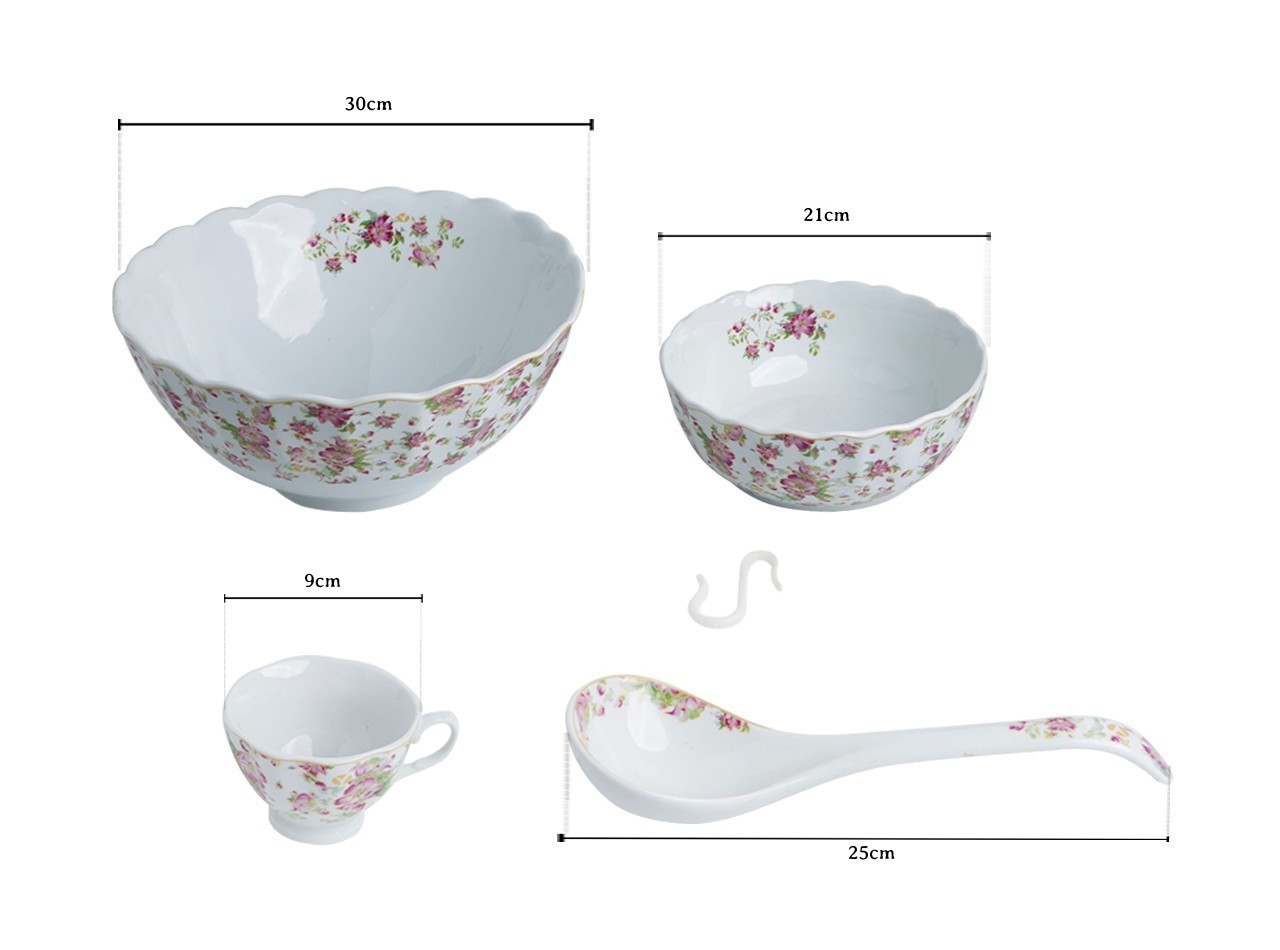 Vicenza Mangkuk Set Melati BA410