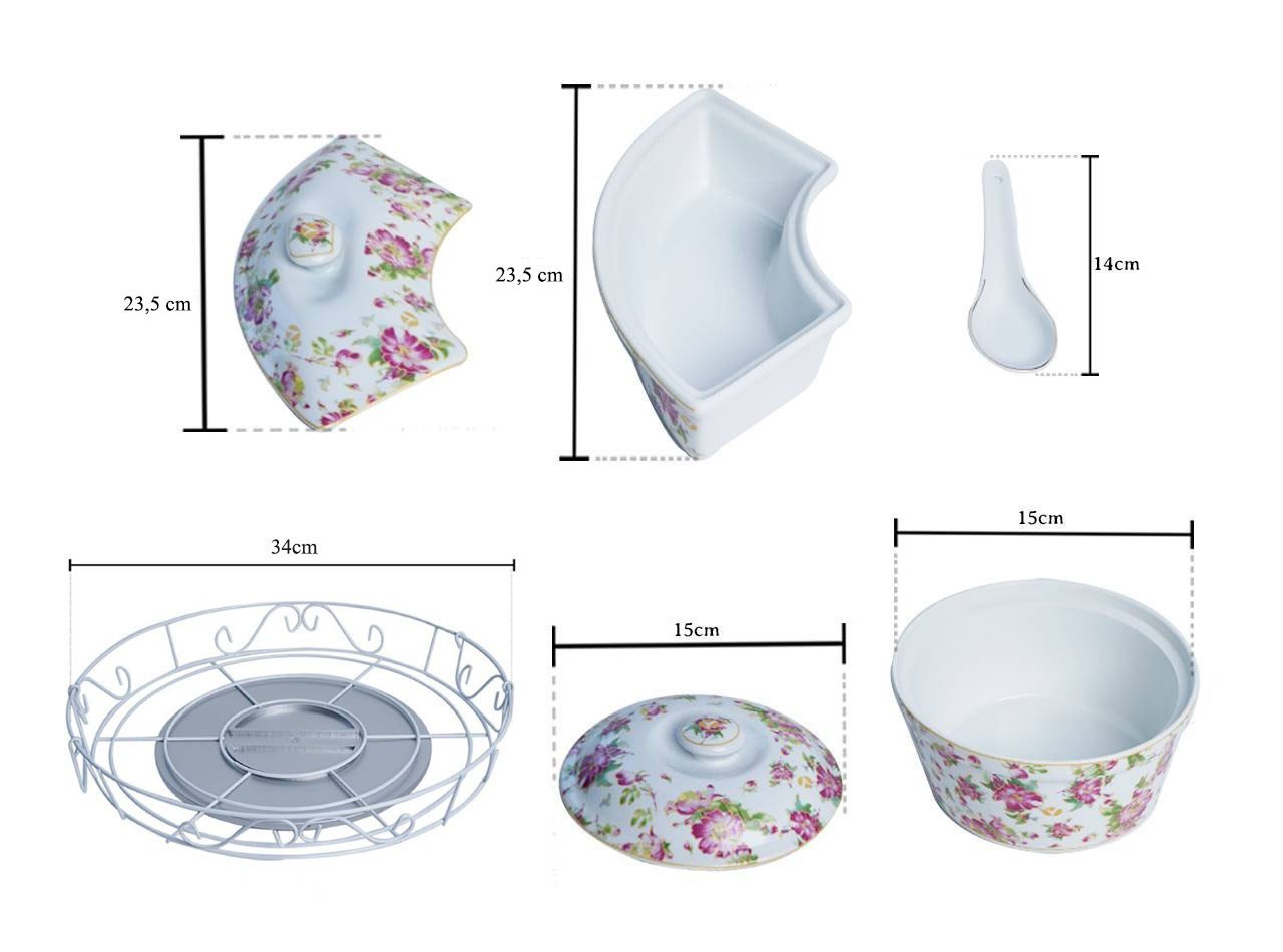 Vicenza Melati Wadah Saji Penganan HA14