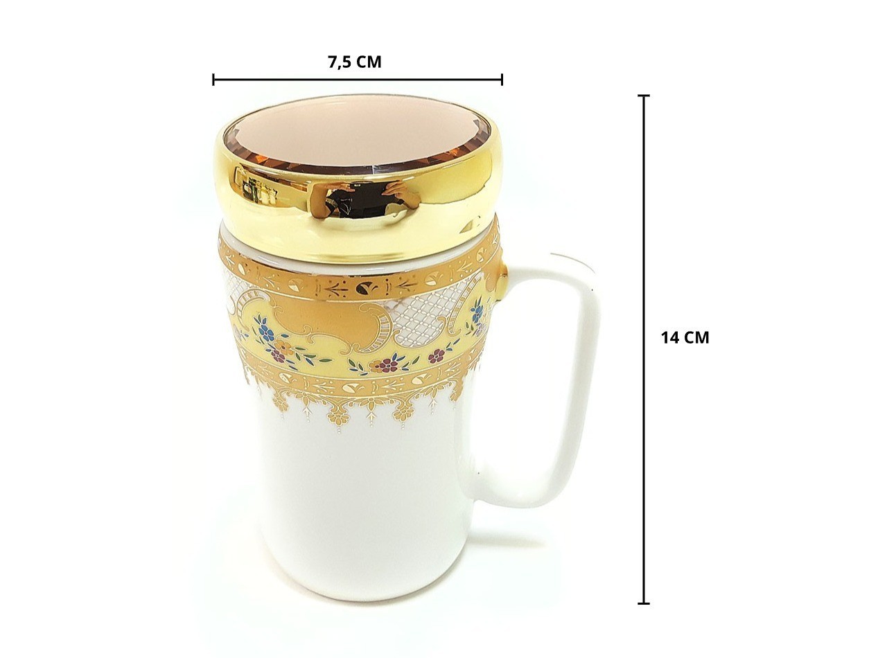 Vicenza Mug Tahan Panas Camelia Y68