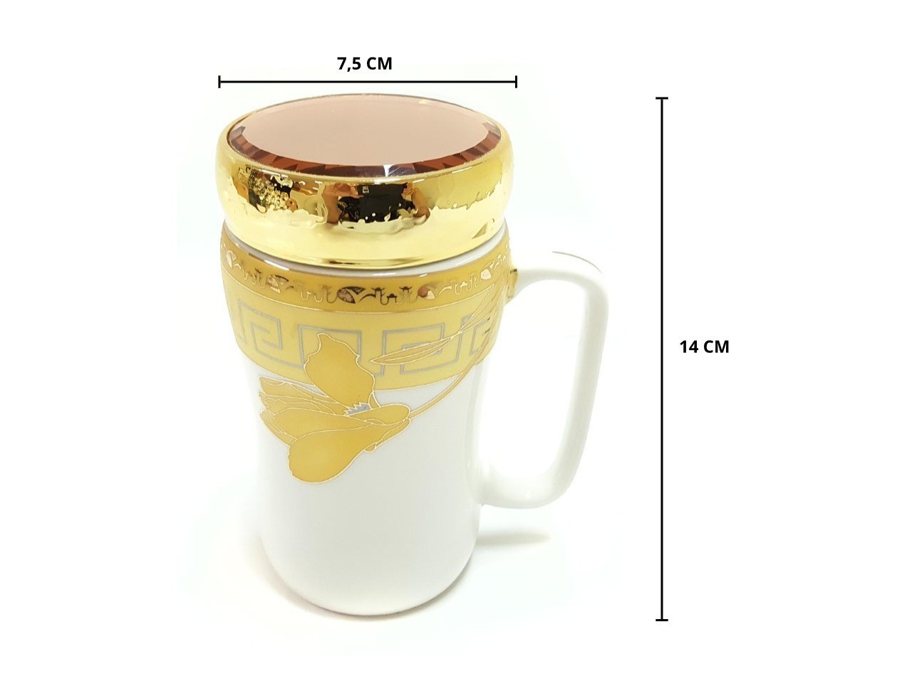 Vicenza Mug Tahan Panas Lily Y68