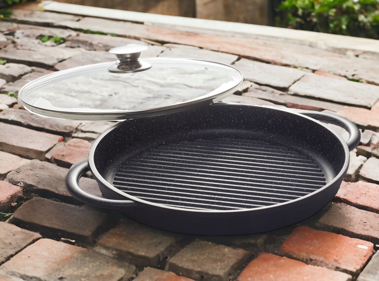 Vicenza Pemanggang - Grill Pan Bulat 30 cm VGPRI30
