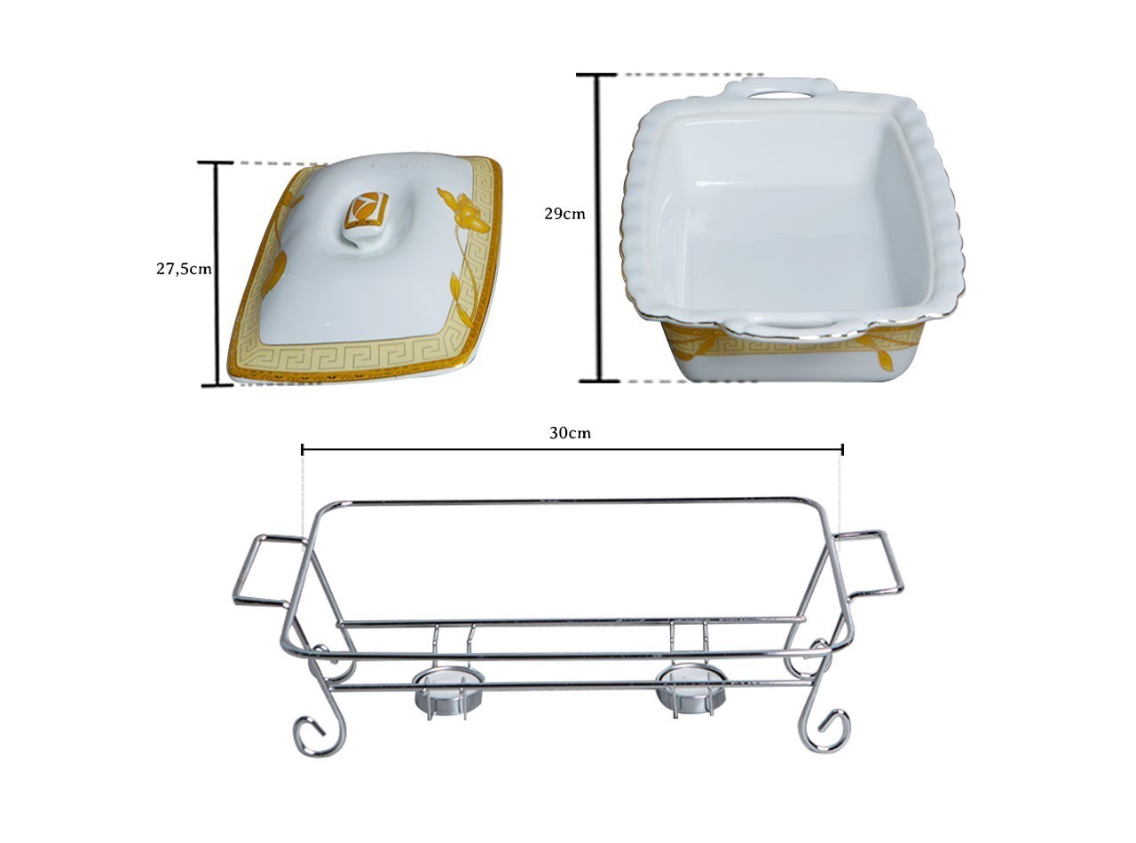 Vicenza Penghangat Makanan Lily B680