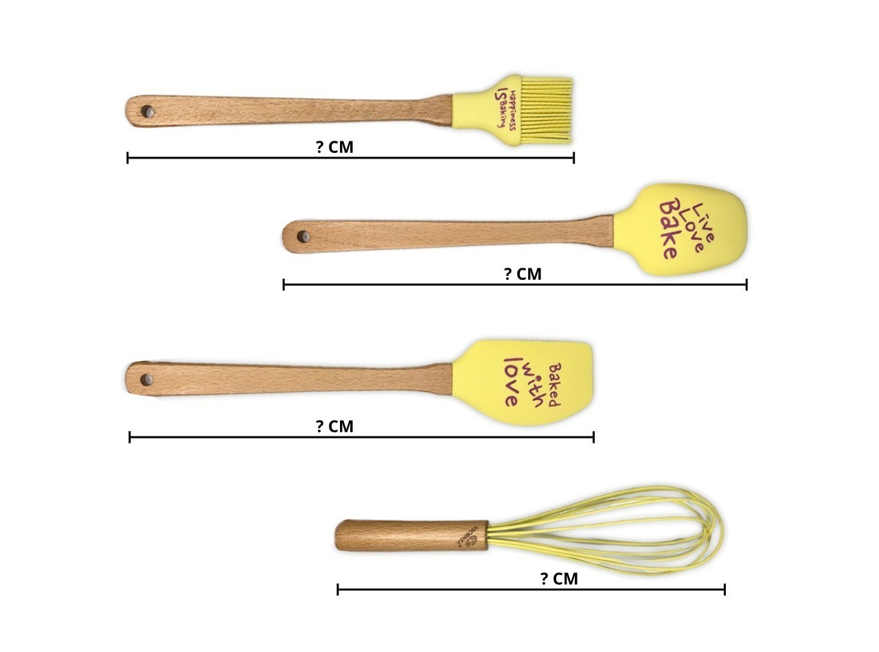 Vicenza Peralatan Baking Set Kuning V40B