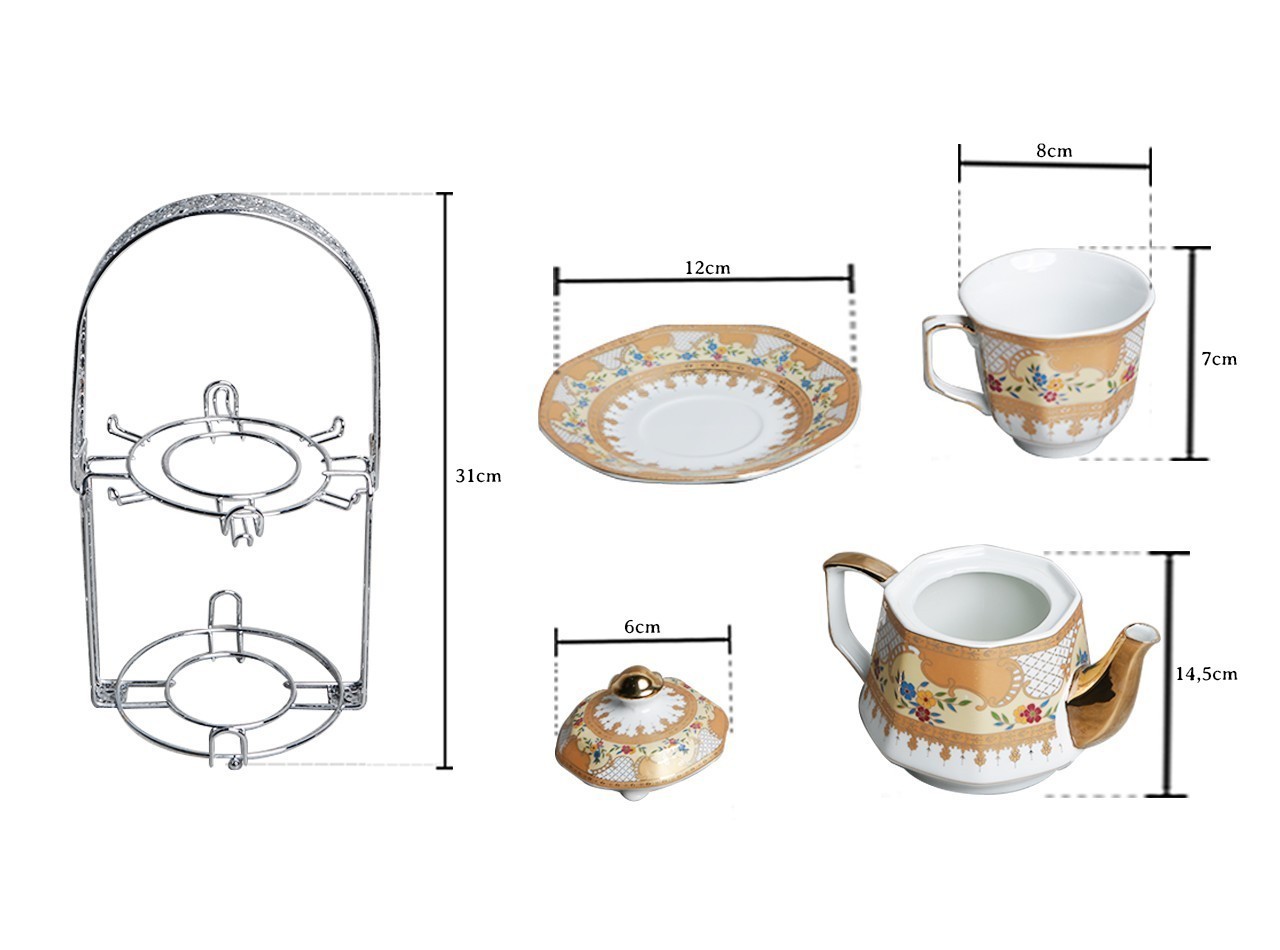 Vicenza Perlengkapan Minum Teh Camelia C78