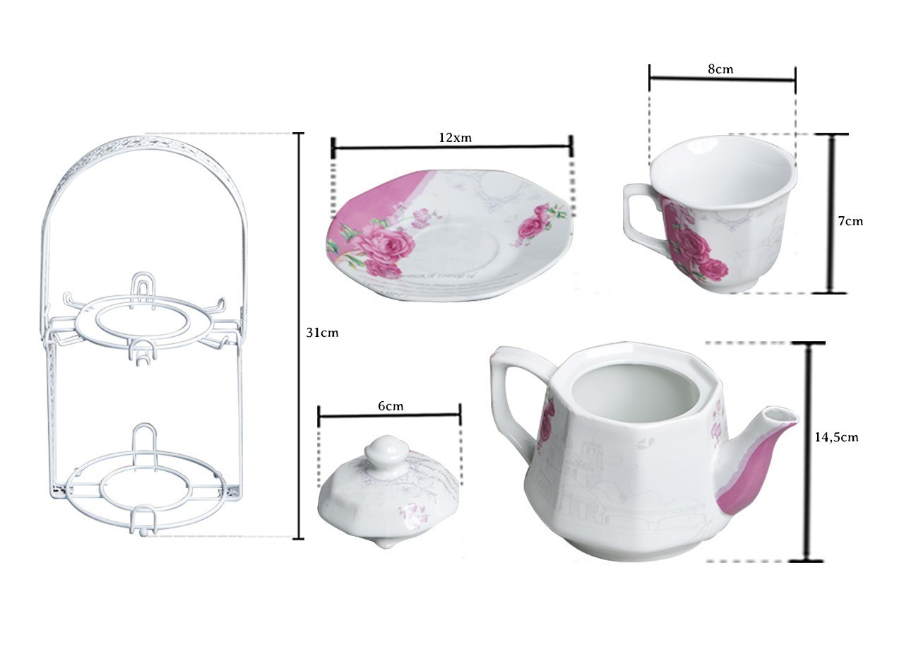 Vicenza Perlengkapan Minum Teh Eternity CC78