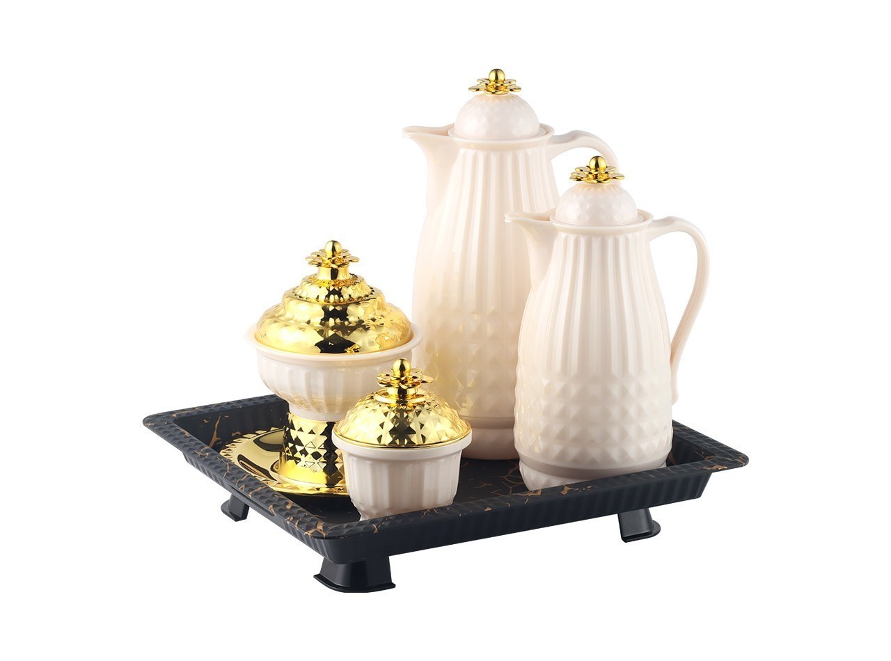 Vicenza Perlengkapan Teko Safa Hitam 1L + 0.5L VFM2200