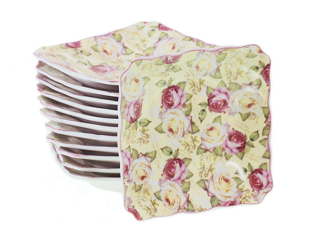 Vicenza Piring Kotak Kecil Mawar BA423