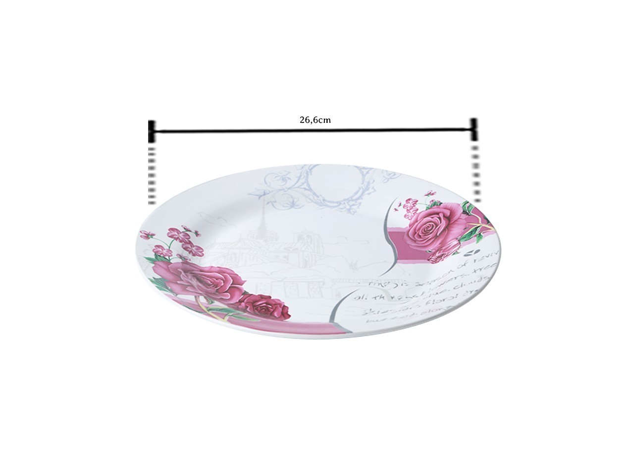 Vicenza Piring Makan Porselen 27,2cm Eternity BC16