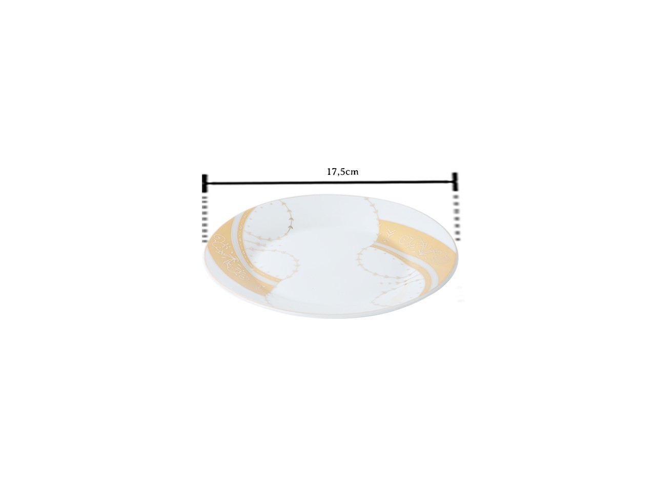 Vicenza Piring Saji Camilan 6pcs Padi P58