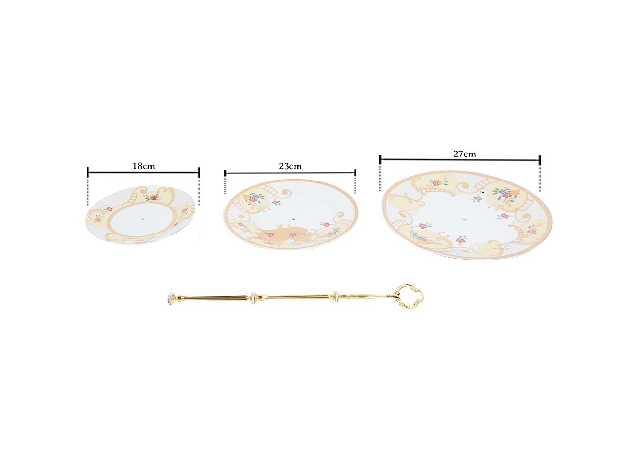 Vicenza Piring Saji Susun Camelia P25