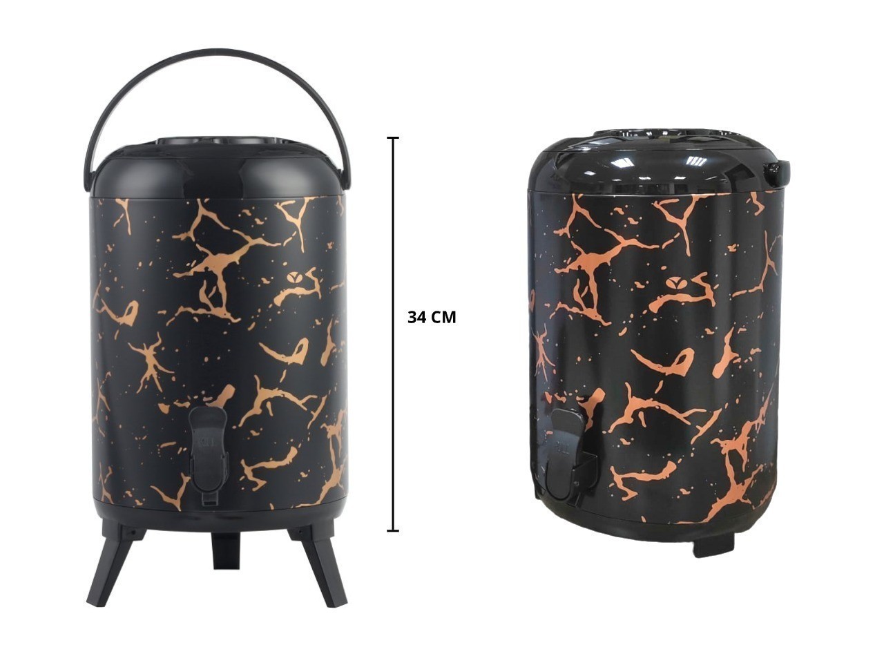 Vicenza Portable Water Jug Marble Hitam 9.5 L VMB1000WJ