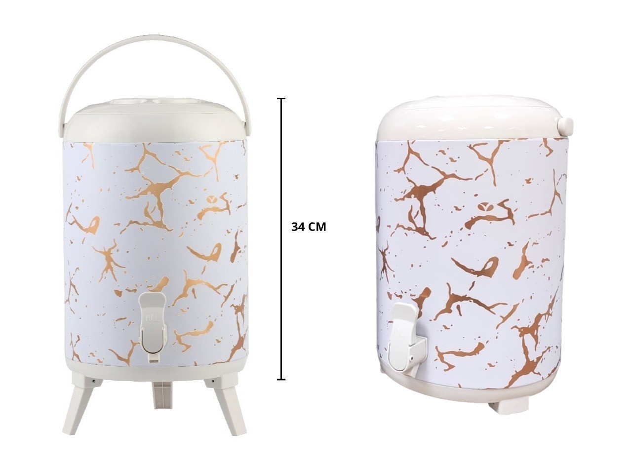 Vicenza Portable Water Jug Marble Putih 9.5 L VMB1000WJ