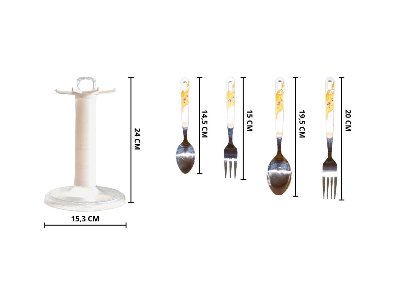 Vicenza Sendok & Garpu Set Camelia V248