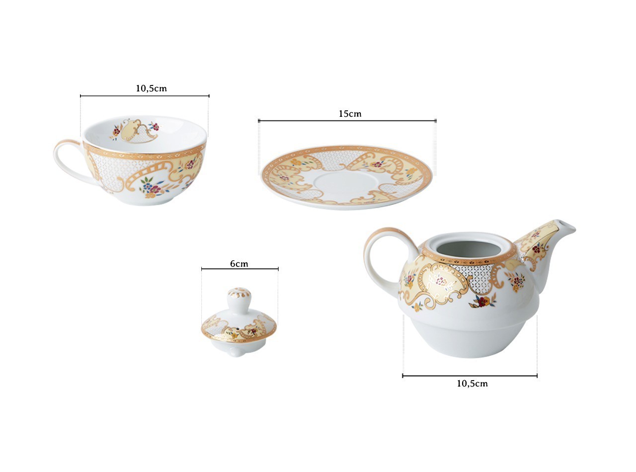 Vicenza Tea Set Camelia C88