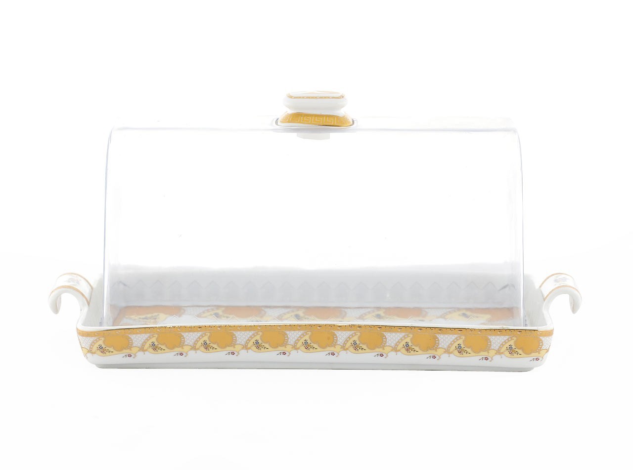 Vicenza Tempat Kue Porselen Persegi Camelia P76