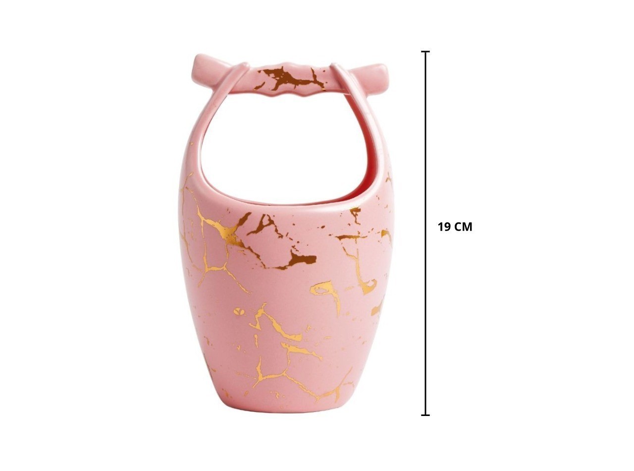 Vicenza Tempat Sendok Motif Marmer Pink BM625