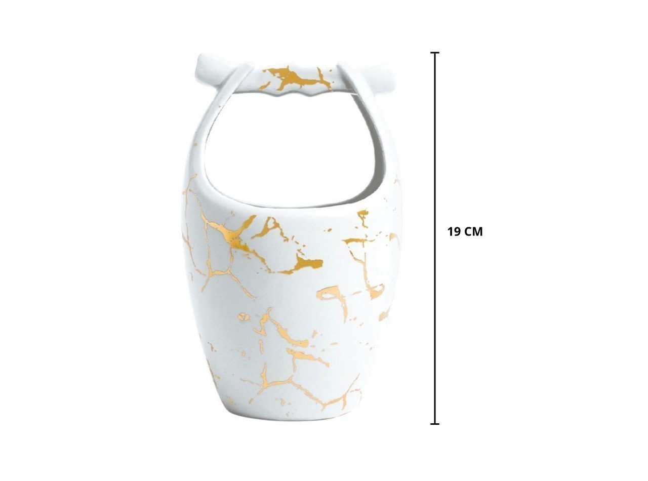 Vicenza Tempat Sendok Motif Marmer Putih BM625