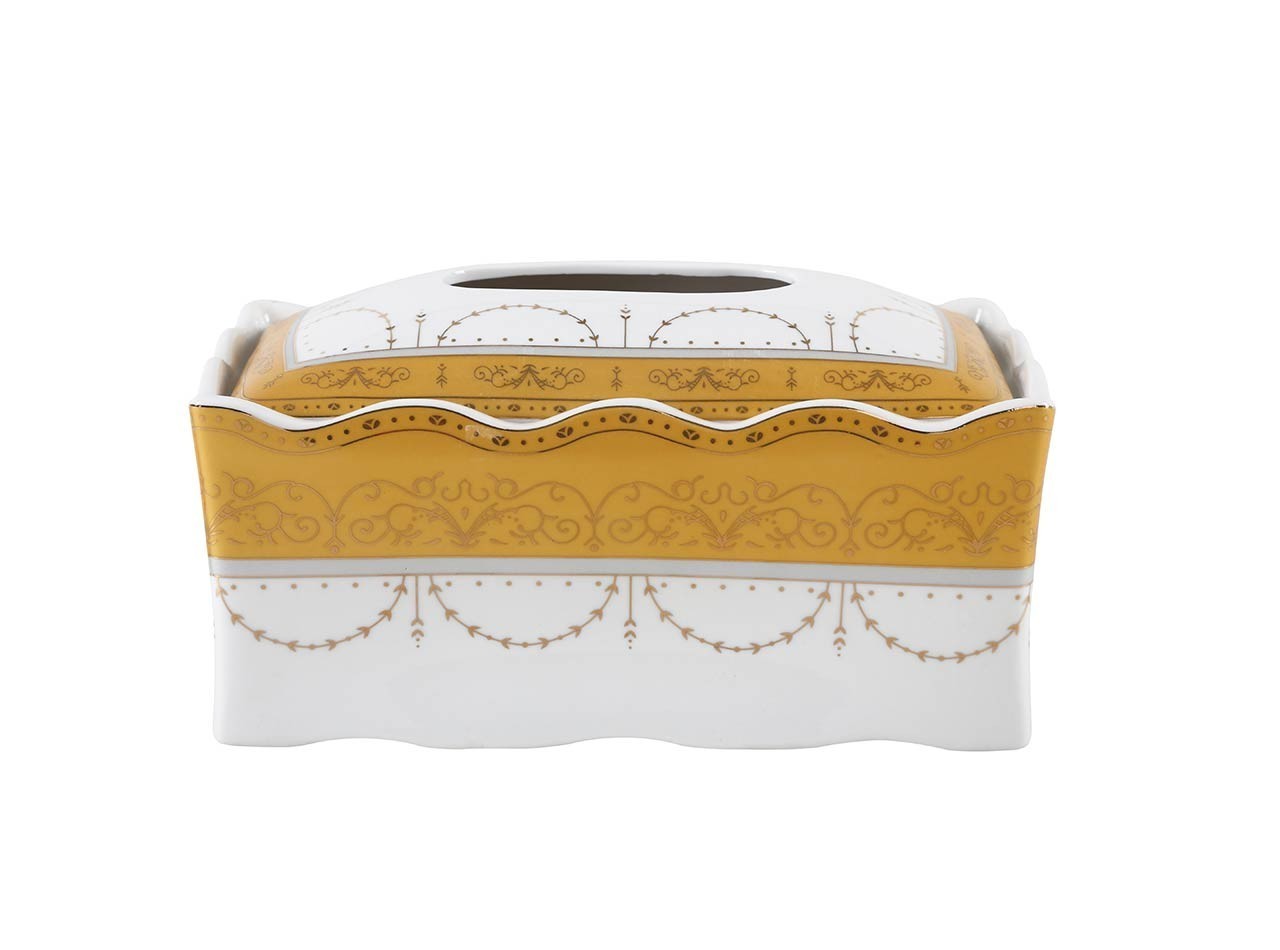 Vicenza Tempat Tisu Porselen Padi H42