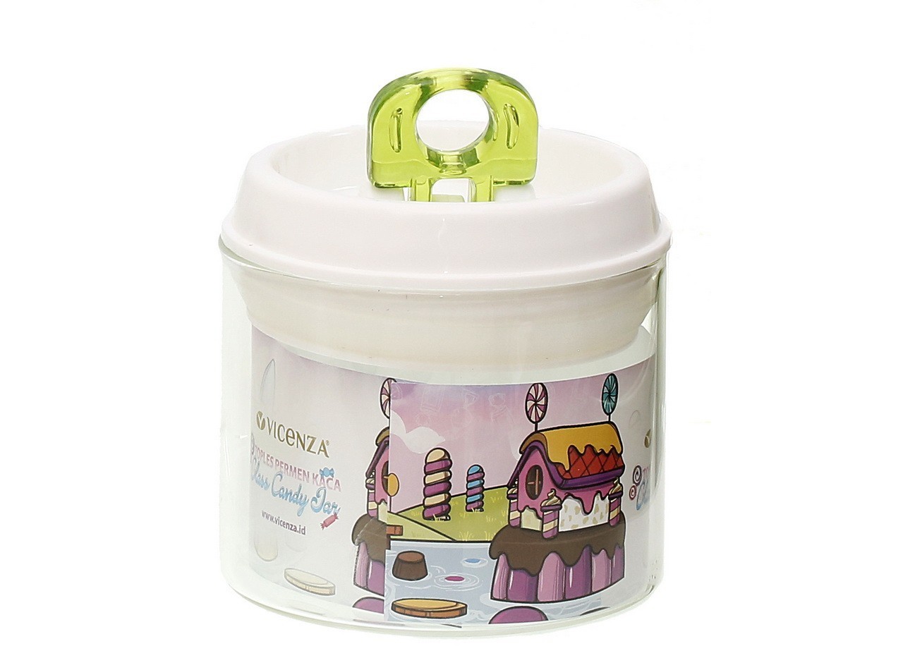 Vicenza Toples Permen Kaca Hijau GB451