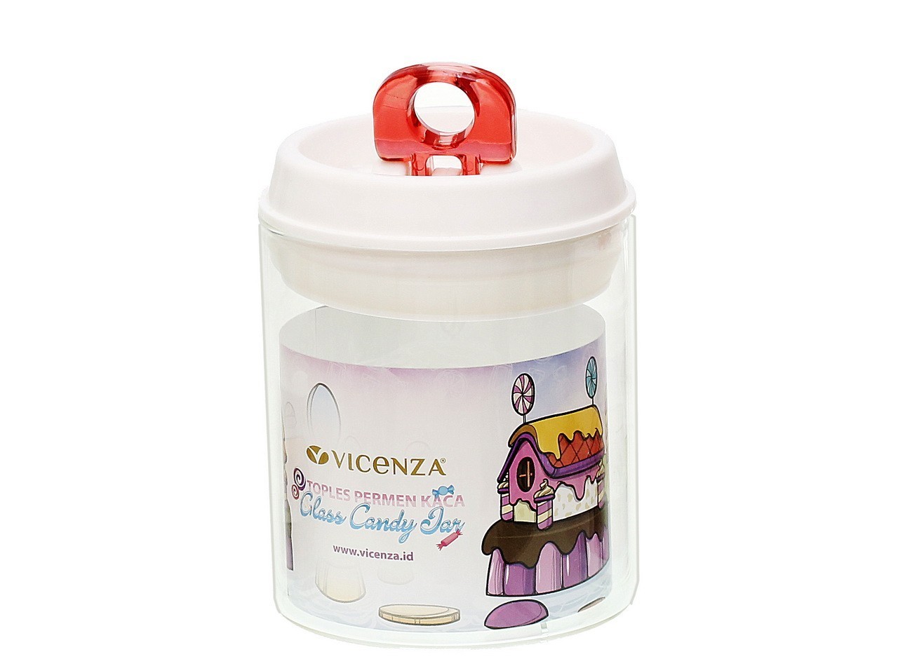 Vicenza Toples Permen Kaca Merah GB452