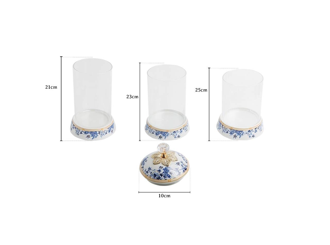 Vicenza Toples Permen Kaca Set 3pcs Ayana GA301