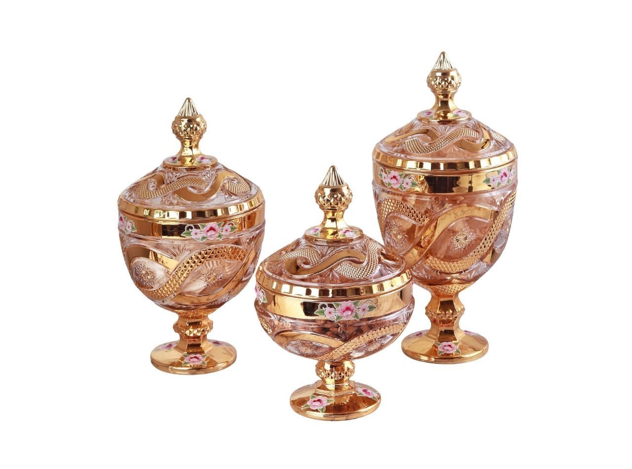 Vicenza Toples Permen Kaca Set 3pcs Oriana VGC7508