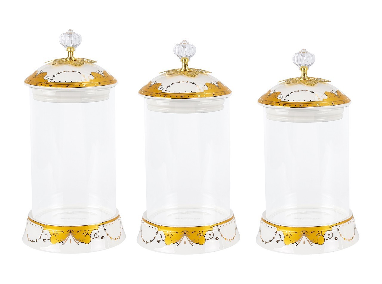 Vicenza Toples Permen Kaca Set 3pcs Padi G301