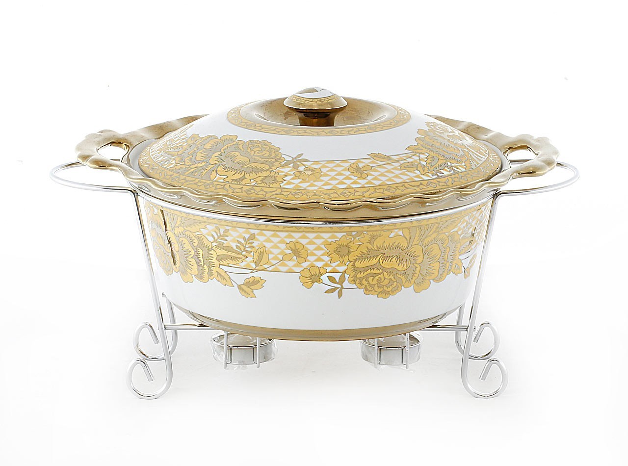 Vicenza Wadah Saji Bulat Motif Gemini CR681