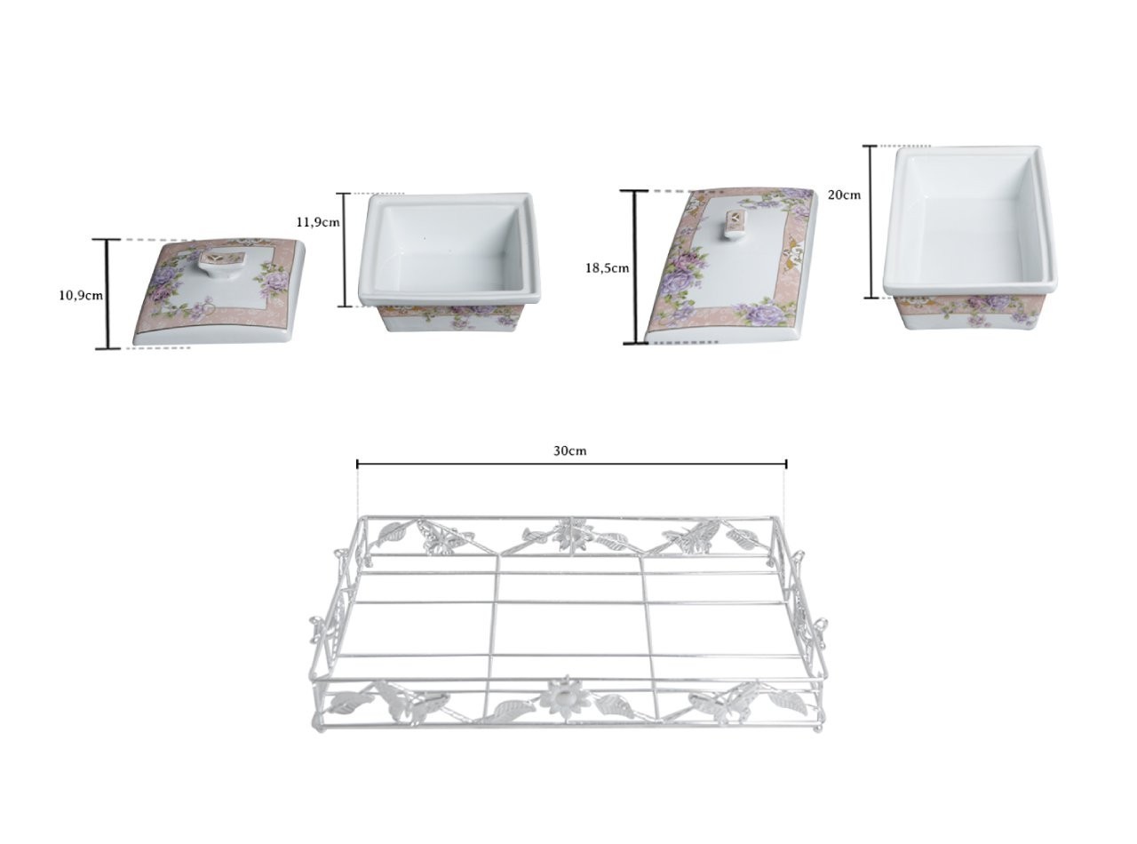 Vicenza Wadah Saji Multifungsi Magnolia B749