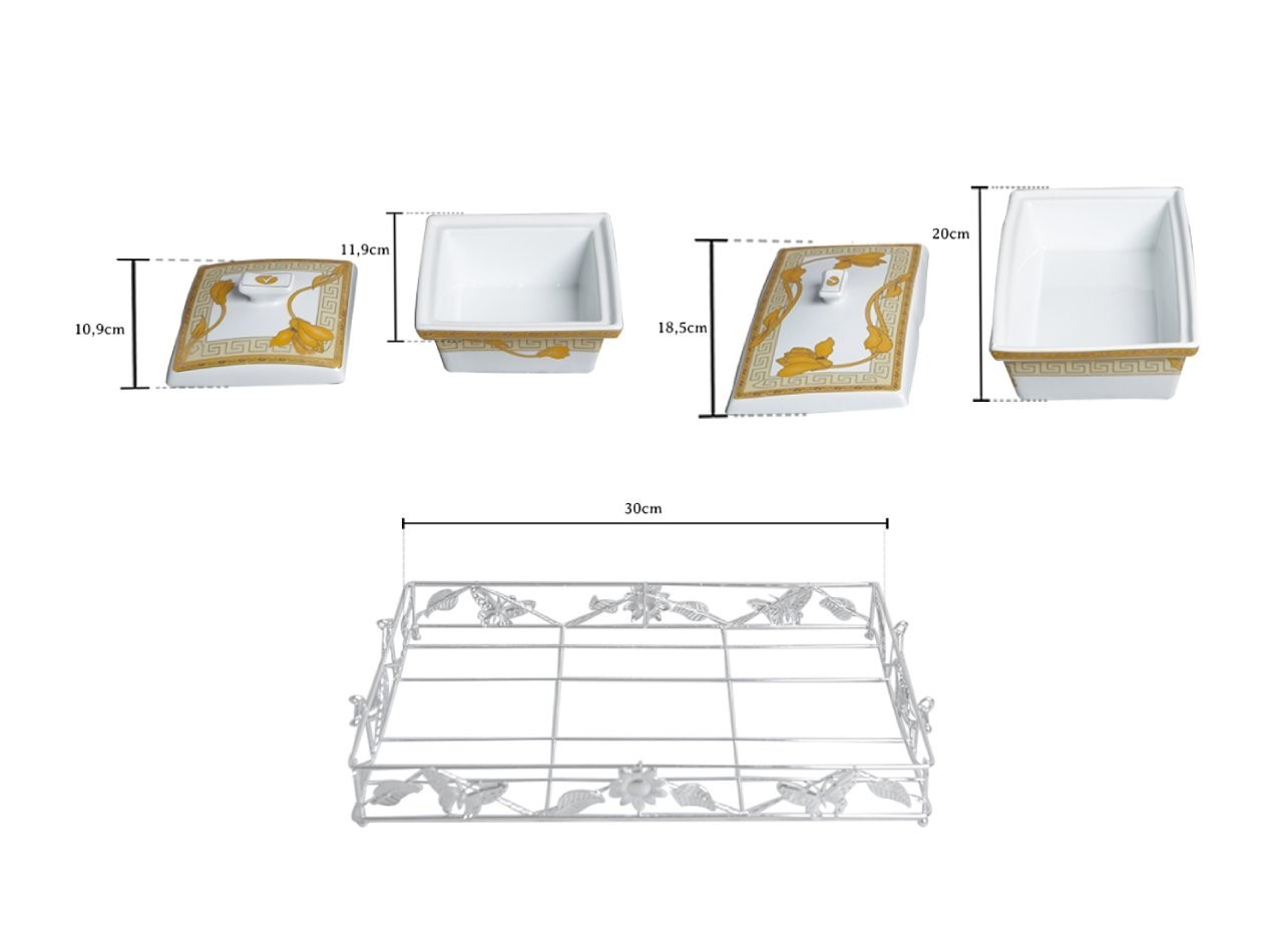 Vicenza Wadah Saji Serbaguna Lily B749