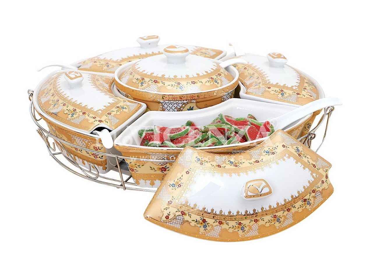 Vicenza Wadah Saji Set Camelia B472