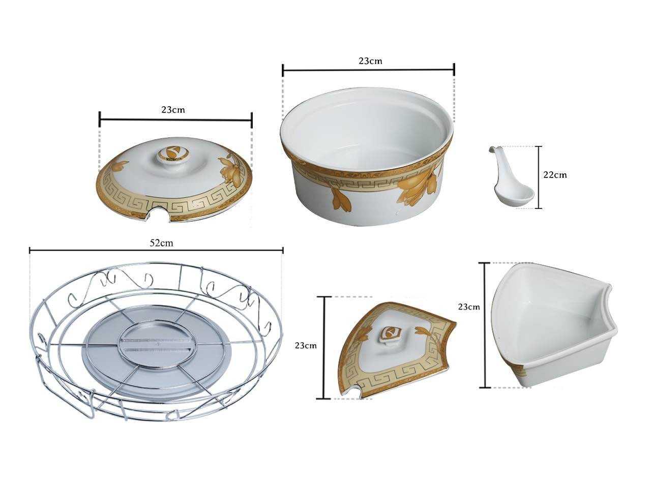 Vicenza Wadah Saji Set Lily B412