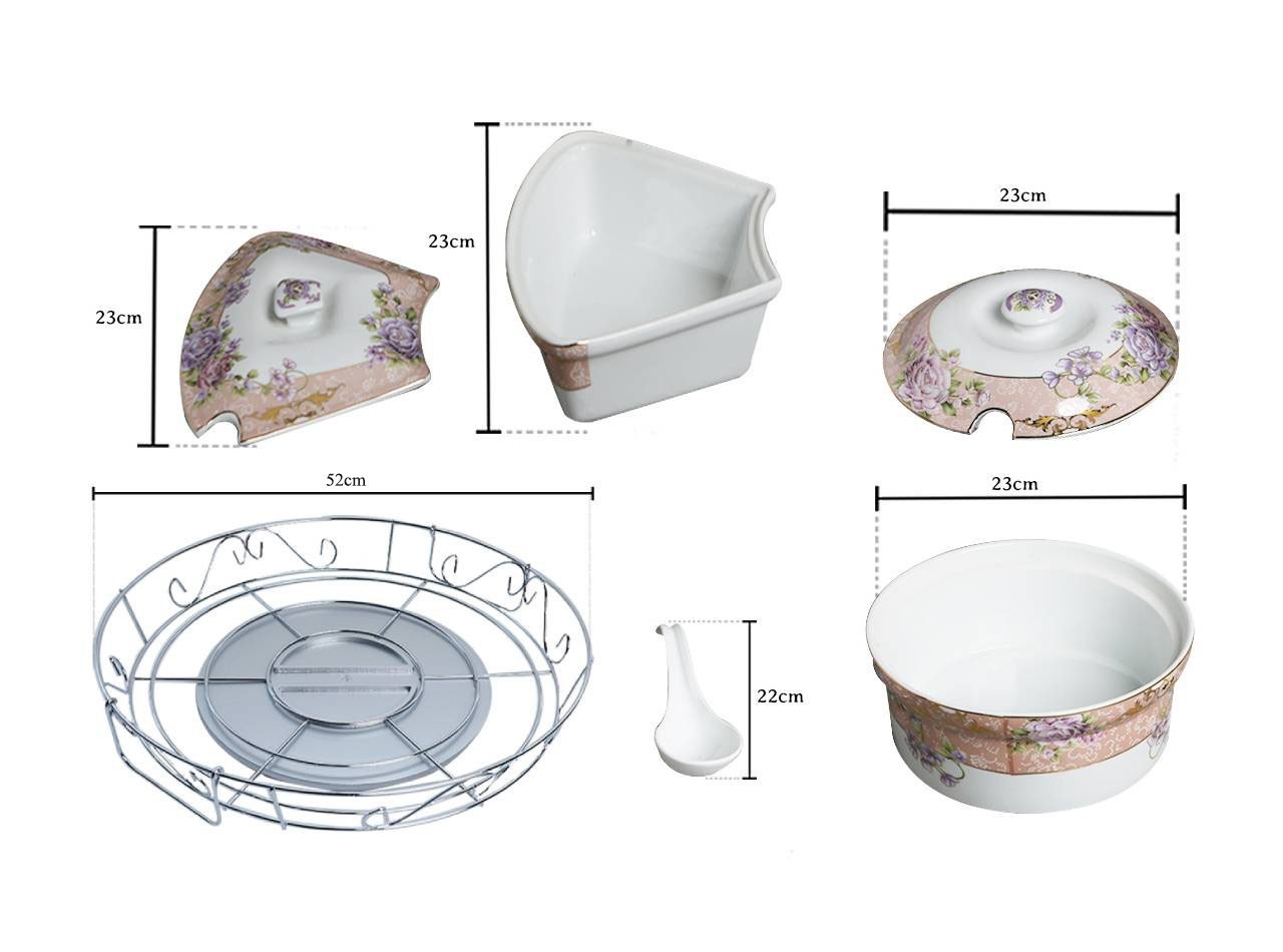 Vicenza Wadah Saji Set Magnolia B412