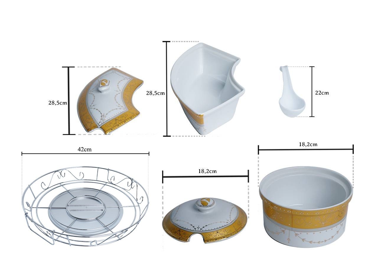 Vicenza Wadah Saji Set Padi B472