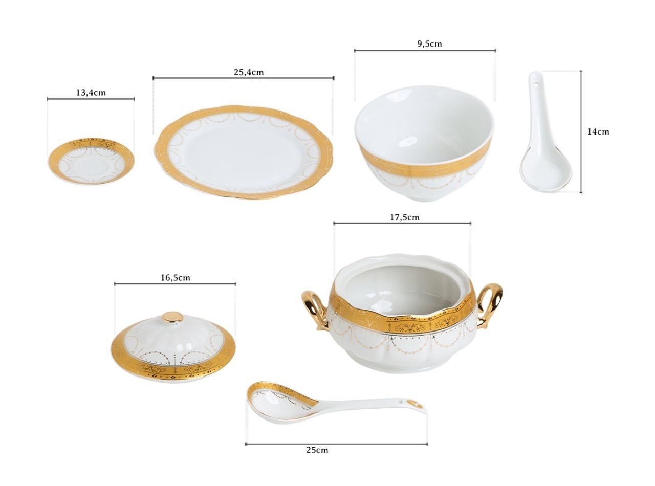 Vicenza Wadah Sup Set Padi B692