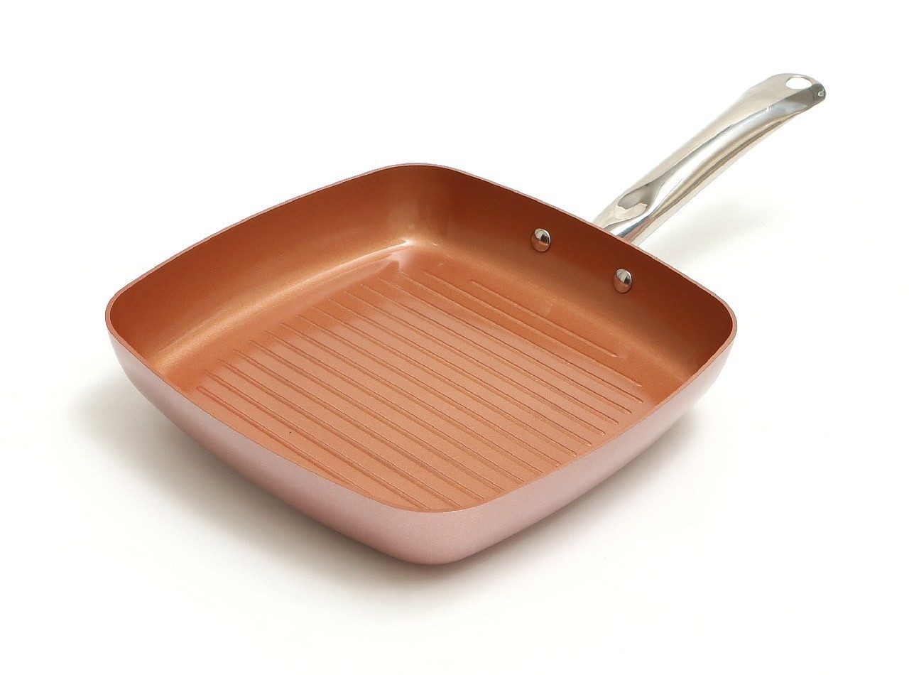 Vicenza Wajan Kotak Non-Stick 24 cm Rose Gold V724