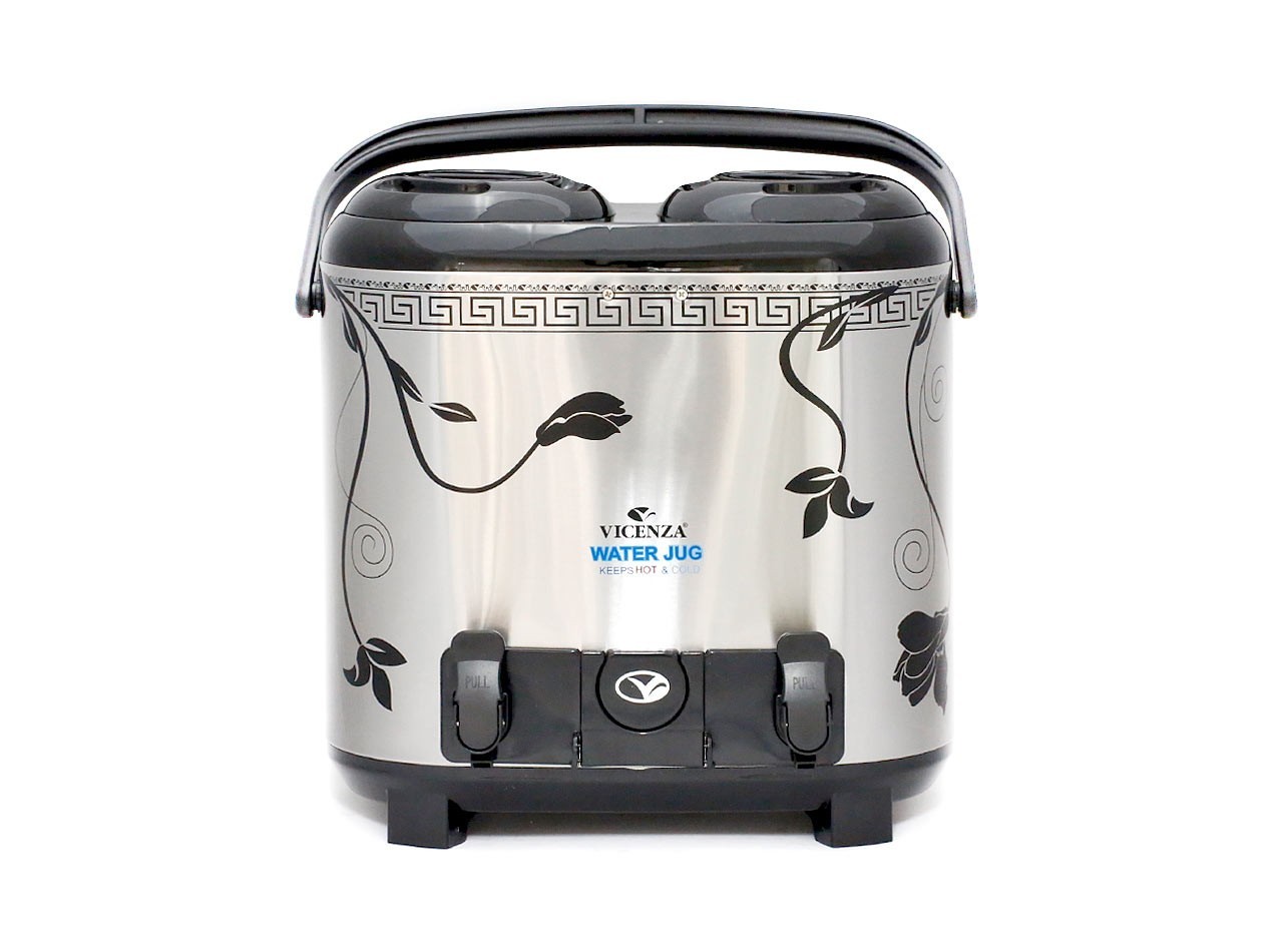 Vicenza Water Jug Lily 7.5 L + 7.5 L Twin VM1502WJ