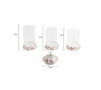 Vicenza Toples Permen Kaca Set 3pcs Melati GA301
