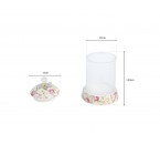 Vicenza Toples Permen Kaca Flora Mawar GA302