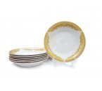 SP3620 Sapphire Piring Sup 9.25 inch (6 Pcs) (23.4 cm)
