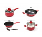 V709 Merah Peralatan Masak Praktis