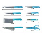 V920K Biru Muda Pisau Set