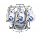 Vicenza Cangkir Set Kopi dan Teh Segi Delapan Ayana CA78-1