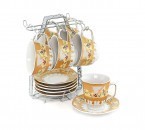 Vicenza Cangkir Set Segi Delapan Camelia C78-1